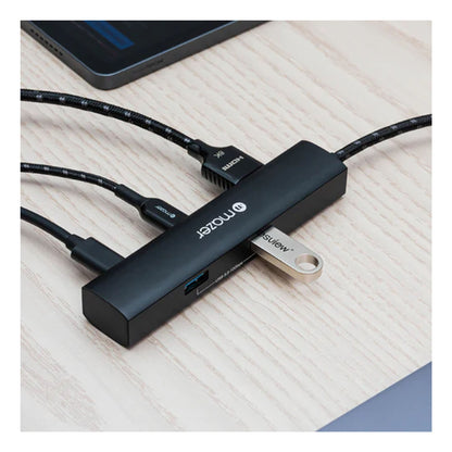 Mazer InfiniteLink Pro Hub 5-in-1 USB-C Multimedia Charging Hub 10Gbps PD100W - Forexengineer -Malaysia