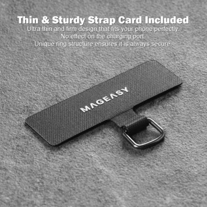 MAGEASY 6mm Rope Strap + Strap Card - Phone Lanyard Adjustable Length - Forexengineer -Malaysia- 4895241114809-4895241114816-4895241114823-4895241114830-4895241114847-4895241114854-4895241114861-4895241114878-4895241114885
