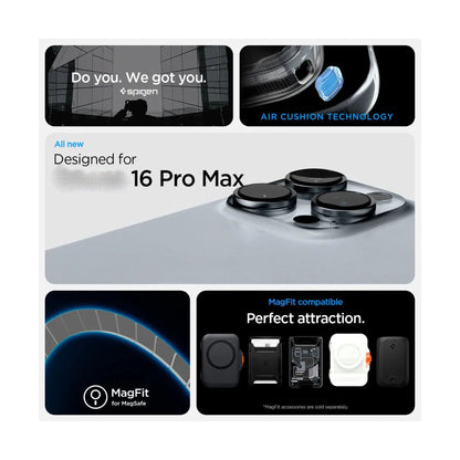 Spigen Ultra Hybrid MagFit Zero One Series for iPhone 16 Series - MagSafe Compatible - Forexengineer -Malaysia