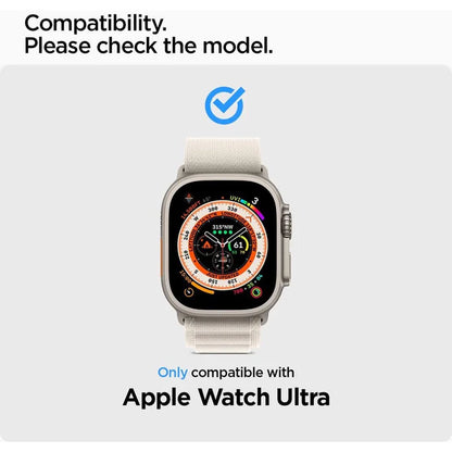Spigen Apple Watch Ultra / Ultra 2 49mm Glas.tR Ezfit (2pack) - Forexengineer -Malaysia- 8809811869736