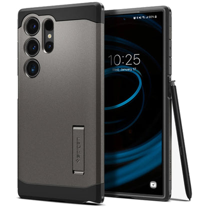 Spigen Tough Armor for Samsung Galaxy S24 Series - With a built-in Kickstand - Forexengineer -Malaysia- 8809971221870-8809971222143-8809971222358-8809971221856-8809971222129-8809971222334-8809971221863-8809971222136-8809971222341