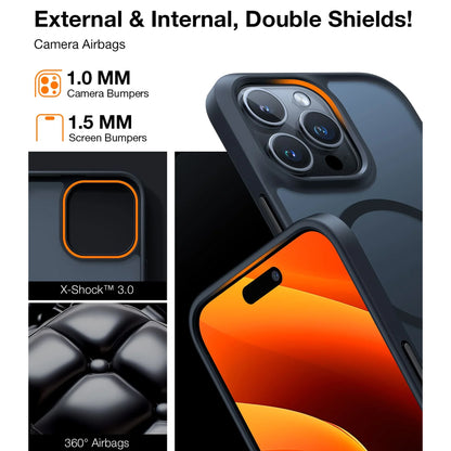 TORRAS Magnetic Guardian for iPhone 15 Series - MagSafe Compatible - Forexengineer -Malaysia- 6938075677015-6938075677008-6938075679347-6938075679323