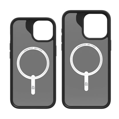 ZAGG Hampton Snap 1.5m Drop Protection Case  for iPhone 15 Series - Magsafe Compatible - Black - Forexengineer -Malaysia- 840056192485-840056192492-840056192461-840056192454