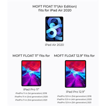 MOFT Float Stand & Case for iPad Pro 11” / iPad Pro 12.9" ( 2018 / 2020 / 2021 / 2022 ) - Forexengineer -Malaysia- 6972243544914-6972243544921