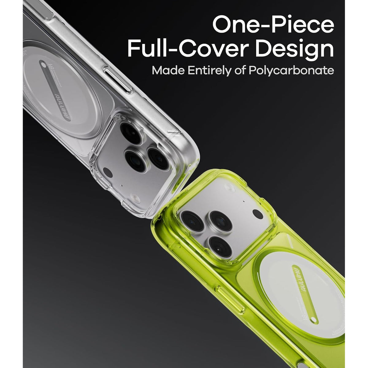 AULUMU A18 Ghost Lumen Transparent Case for iPhone 18 Pro Max / 18 Pro / 17 Pro Max / 17 Pro