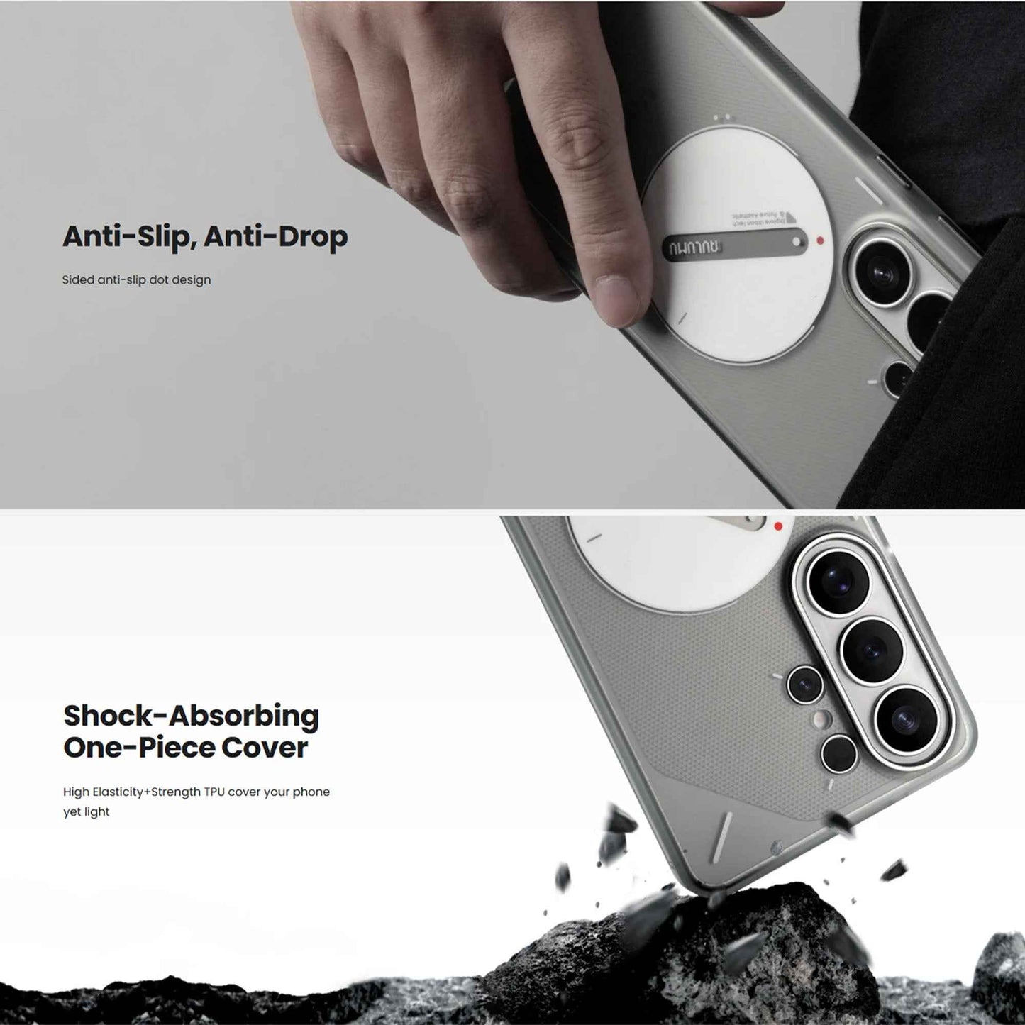 AULUMU Frosted Glow Case for Samsung Galaxy S26 Ultra - Magsafe Compatible