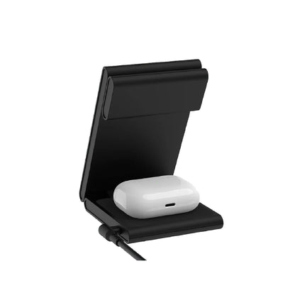 MAZER Mag Trifold Magnetic & Qi2 3-in-1 Foldable Wireless Charger - MagSafe Compatible - Forexengineer -Malaysia