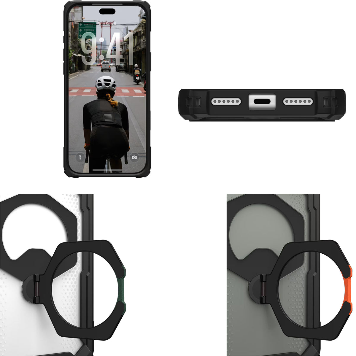 UAG Plasma XTE 360 Magnetic Case with 360° Rotatable Metal Kickstand for iPhone 18 Pro Max / 18 Pro / 17 Pro Max / 17 Pro