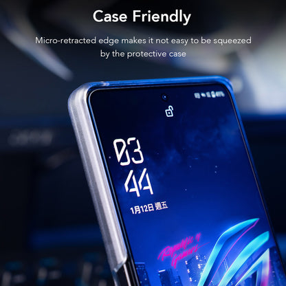 HODA 0.21mm 2.5D Full Coverage Tempered Glass Screen Protector for ASUS ROG Phone 8 / 8 Pro - Clear - Forexengineer -Malaysia- 4711441977344