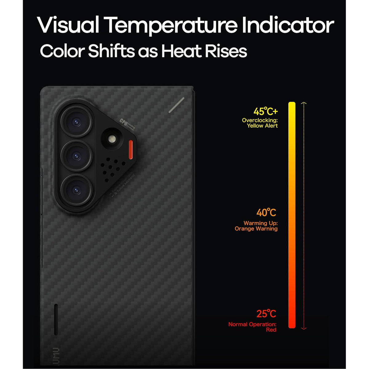 AULUMU SF8 Ultra-Slim Aramid Fiber Case for Samsung Galaxy Z Fold 8 Ultra-Slim Magnetic Case