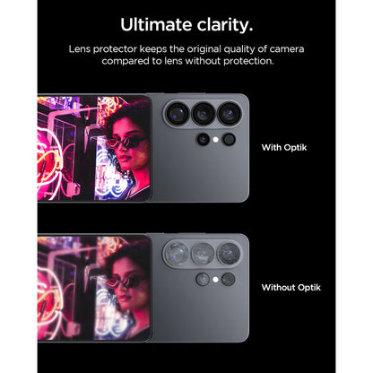 [2 PACK] Spigen Glas.tR EZ Fit Optik Pro HD for Samsung Galaxy S26 Ultra / S25 Ultra / S24 Ultra