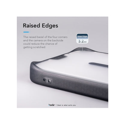 Hoda ROUGH Case Military Standard for iPhone 16 Series - Magsafe Compatible - Clear Matte - Forexengineer -Malaysia
