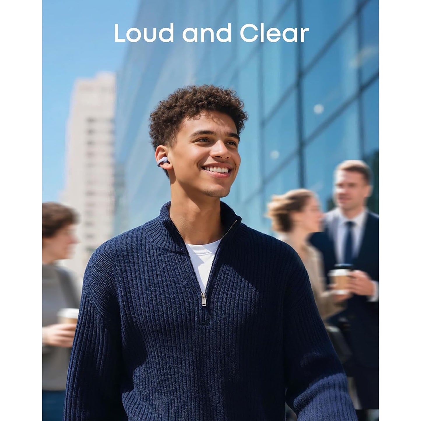 SOUNDCORE C50i By Anker Comfortable Clip on Earbuds with Powerful Bass
