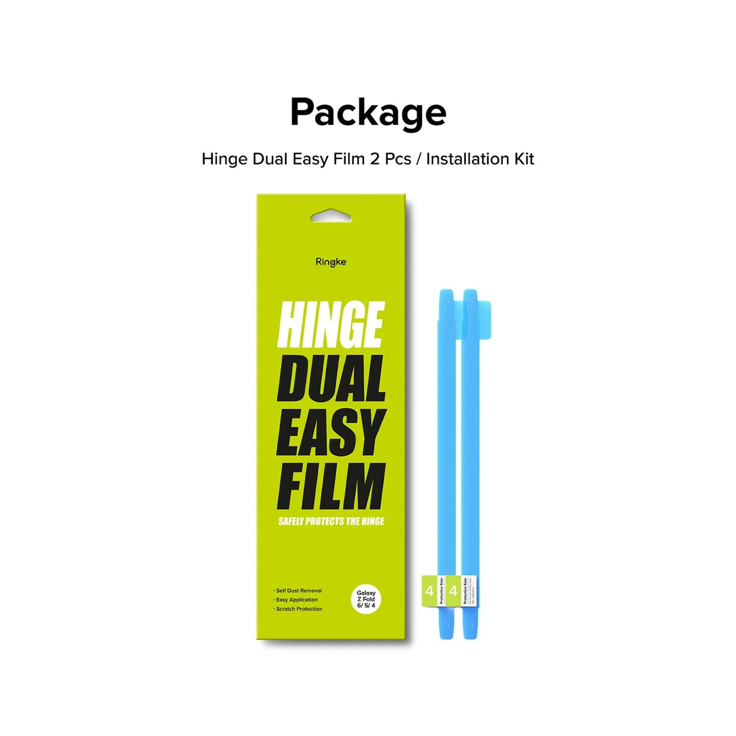 [2 PACK] Ringke Dual Easy Hinge Film for Samsung Galaxy Z Fold 6 / Fold 5 / Fold 4