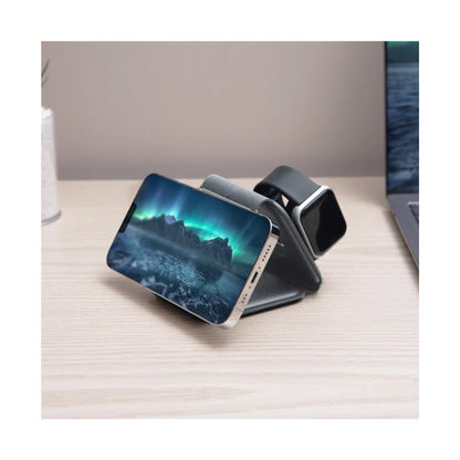 MAZER Mag Trifold 25W 3-in-1 Foldable Wireless Charger - MagSafe Compatible - Forexengineer -Malaysia