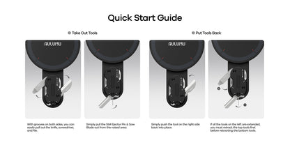 AULUMU G05 Pro Multi-Function Mag Kickstand WITH Built-In Mini Tool Kit