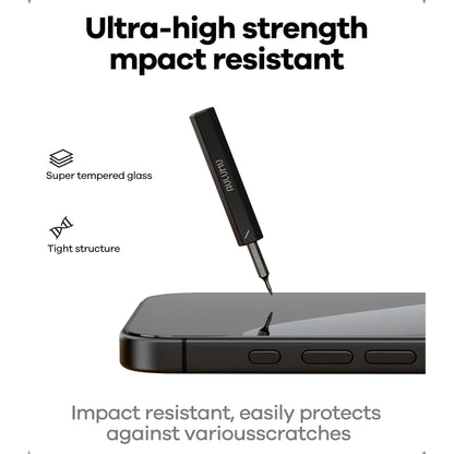 AULUMU AF01 Crystal Clear Screen Protector for iPhone 18 Pro Max / 18 Pro / 17 Pro Max / 17 Pro / 16 Pro Max / 16 Pro with Frame Helper