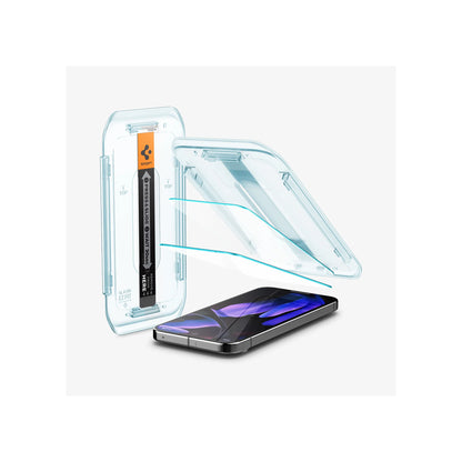 [2 Pack] Spigen GLAS.tR EZ Fit Tempered Glass Screen Protector for Google Pixel 9 Pro XL / Pixel 9 Pro / Pixel 9 - EZ Fit Tray Included - Clear - Forexengineer -Malaysia