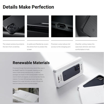 PITAKA MagEZ Case Pro 3 for iPhone 14 Series - Magsafe Compatible - Forexengineer -Malaysia- 6321116748582-6321116748728
