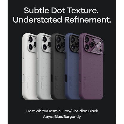 AULUMU A18 Particle Vegan Leather Case for iPhone 18 Pro Max / 18 Pro / 17 Pro Max / 17 Pro with Camera Control Button