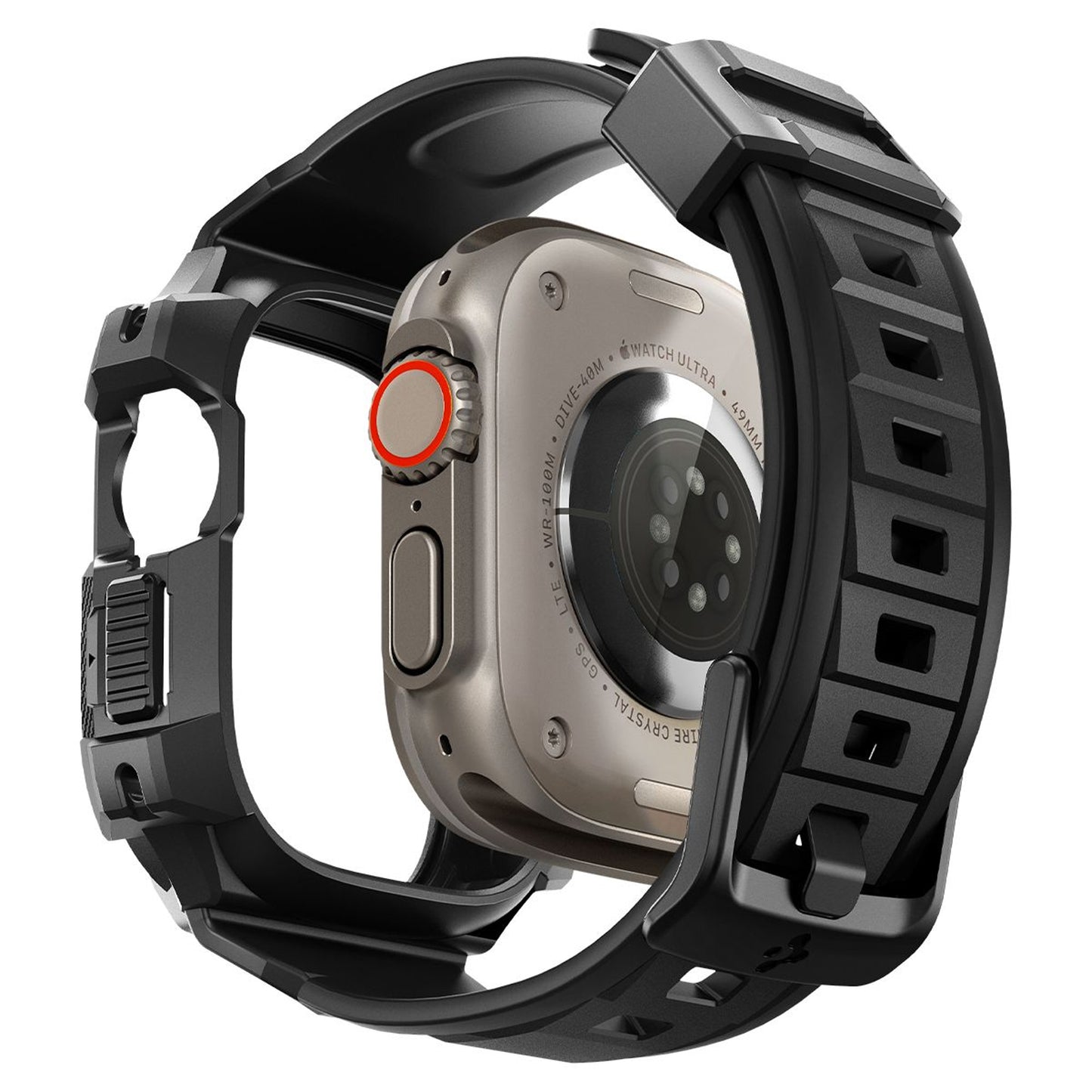 Spigen Rugged Armor Pro for Apple Watch Ultra 2 / Ultra - 49mm - Adjustable Band + Protective Cover