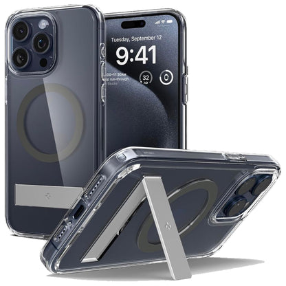 Spigen Ultra Hybrid S MagFit for iPhone 15 Series - With Kickstand and Magsafe Compatible - Forexengineer -Malaysia- 8809896749329-8809896750530-8809896749336
