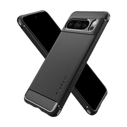 Spigen Rugged Armor for Google Pixel 8 Pro / Pixel 8 - Matte Black - Forexengineer -Malaysia