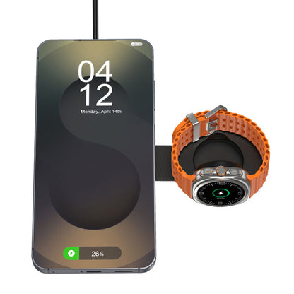 [ Samsung Edition ] Mazer MagPad Duo3 Qi2.2 Certified 2-in-1 Foldable Wireless Charging Pad for Galaxy Watch and Smartphones