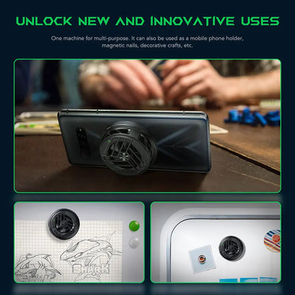 Black Shark Magnetic Cooler for Gaming , Fast Cooling , No Need Clip Magnetic Design - Forexengineer -Malaysia- 6971409206451