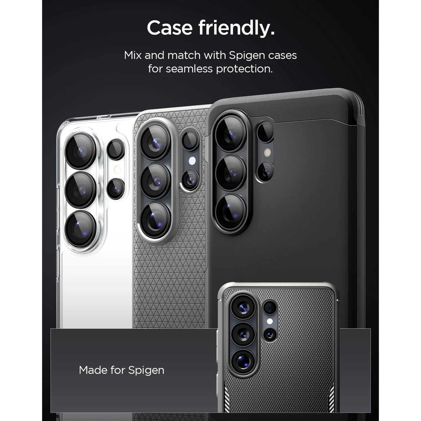 [2 PACK] Spigen Glas.tR EZ Fit Optik Pro HD for Samsung Galaxy S26 Ultra / S25 Ultra / S24 Ultra