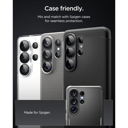 [2 PACK] Spigen Glas.tR EZ Fit Optik Pro HD for Samsung Galaxy S26 Ultra / S25 Ultra / S24 Ultra