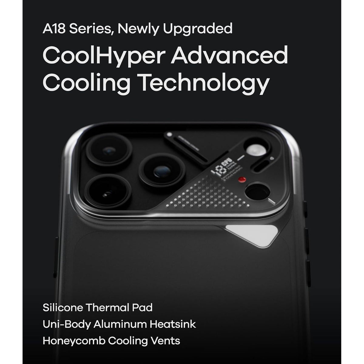 AULUMU A18 Particle Vegan Leather Case for iPhone 18 Pro Max / 18 Pro / 17 Pro Max / 17 Pro with Camera Control Button