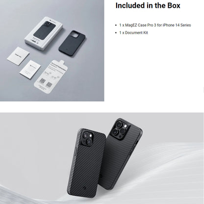 PITAKA MagEZ Case Pro 3 for iPhone 14 Series - Magsafe Compatible - Forexengineer -Malaysia- 6321116748582-6321116748728