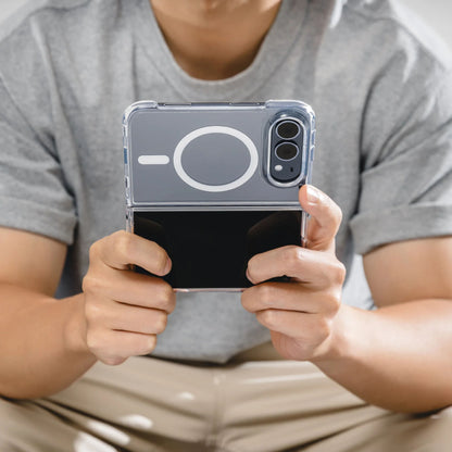 SwitchEasy Crush M Magnetic Protective Clear Case for iPhone Duo - Delivers 85% Optical Transmission