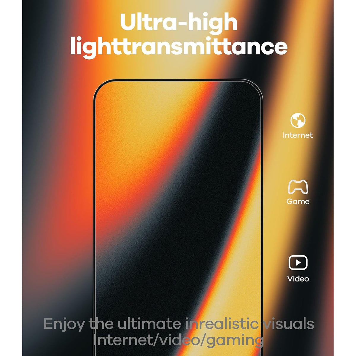 AULUMU AF01 Crystal Clear Screen Protector for iPhone 18 Pro Max / 18 Pro / 17 Pro Max / 17 Pro / 16 Pro Max / 16 Pro with Frame Helper
