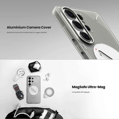AULUMU Frosted Glow Case for Samsung Galaxy S26 Ultra - Magsafe Compatible