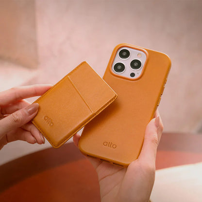 ALTO Clop Magsafe Leather Case for iPhone 15 Series - Italian Full-Grain Aniline Leather - Forexengineer -Malaysia- 645781151444-645781135734-645781115231-645781097698-645781151864-645781136212