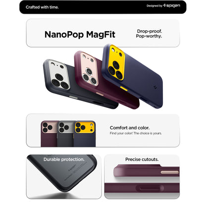 Spigen Nano Pop MagFit Silicone Magnetic Case for iPhone 18 Pro Max / 18 Pro / 17 Pro Max / 17 Pro with Camera Control Buttons