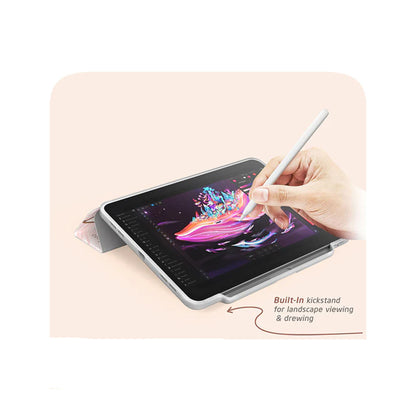 i-Blason Cosmo Case for iPad Air 11" / Air 13" ( 2024 ) M2 With Build In Built-in screen protector and Apple Pencil Holder - Marble - Forexengineer -Malaysia