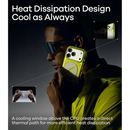 AULUMU A18 Ghost Lumen Transparent Case for iPhone 18 Pro Max / 18 Pro / 17 Pro Max / 17 Pro