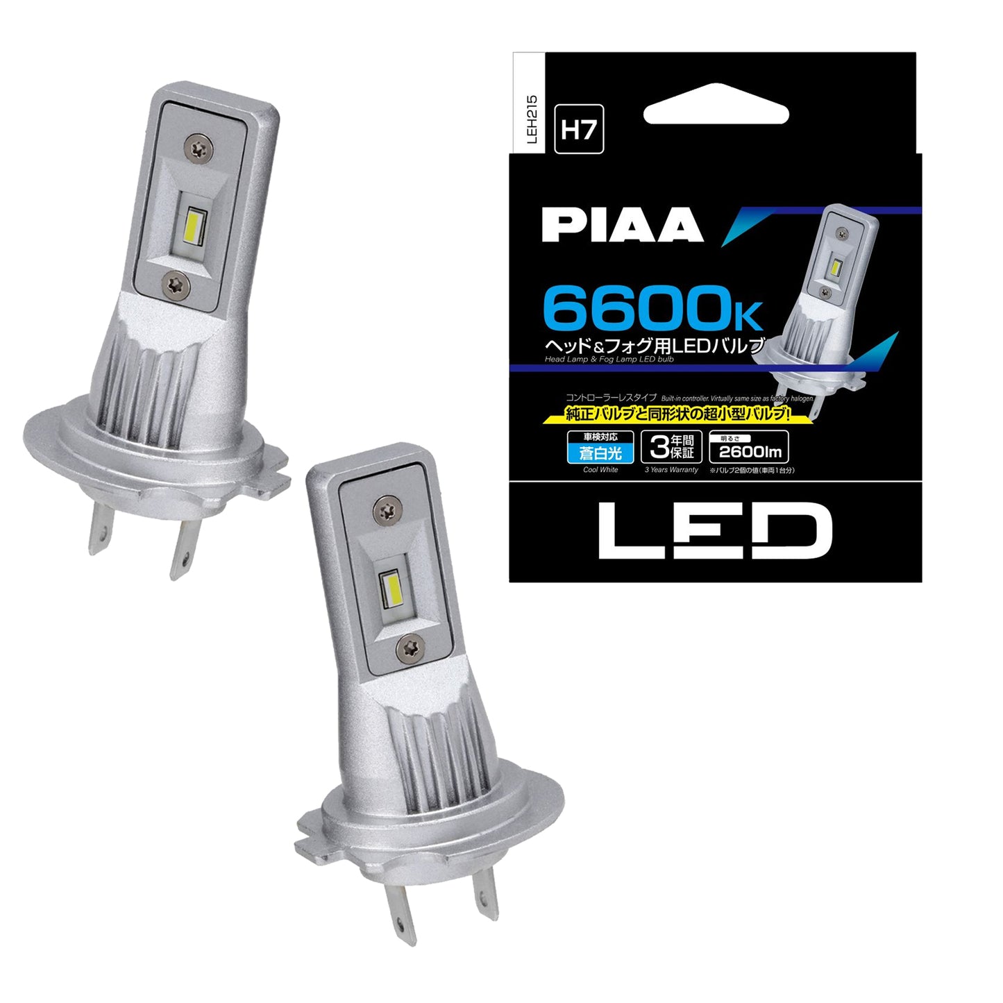 PIAA 4TH GEN Ultra Compact 6600K LED Bulb for H1/H7