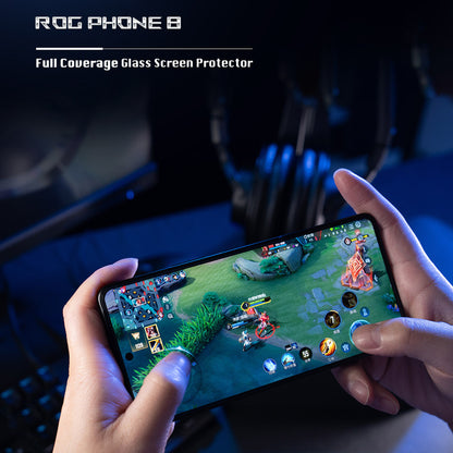 HODA 0.21mm 2.5D Full Coverage Tempered Glass Screen Protector for ASUS ROG Phone 8 / 8 Pro - Clear - Forexengineer -Malaysia- 4711441977344