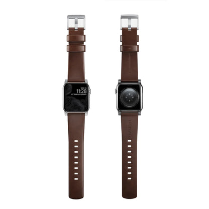 Nomad Modern Horween Leather Band for Apple Watch 49mm / 45mm / 44mm / 42mm - Forexengineer-malaysia
