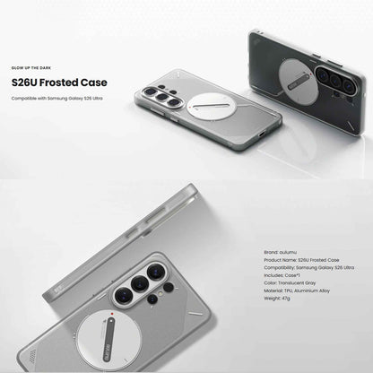 AULUMU Frosted Glow Case for Samsung Galaxy S26 Ultra - Magsafe Compatible