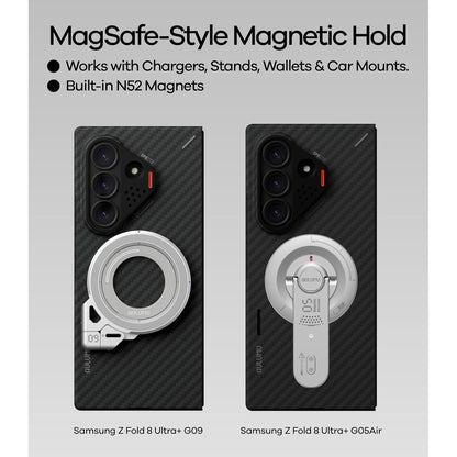 AULUMU SF8 Ultra-Slim Aramid Fiber Case for Samsung Galaxy Z Fold 8 Ultra-Slim Magnetic Case