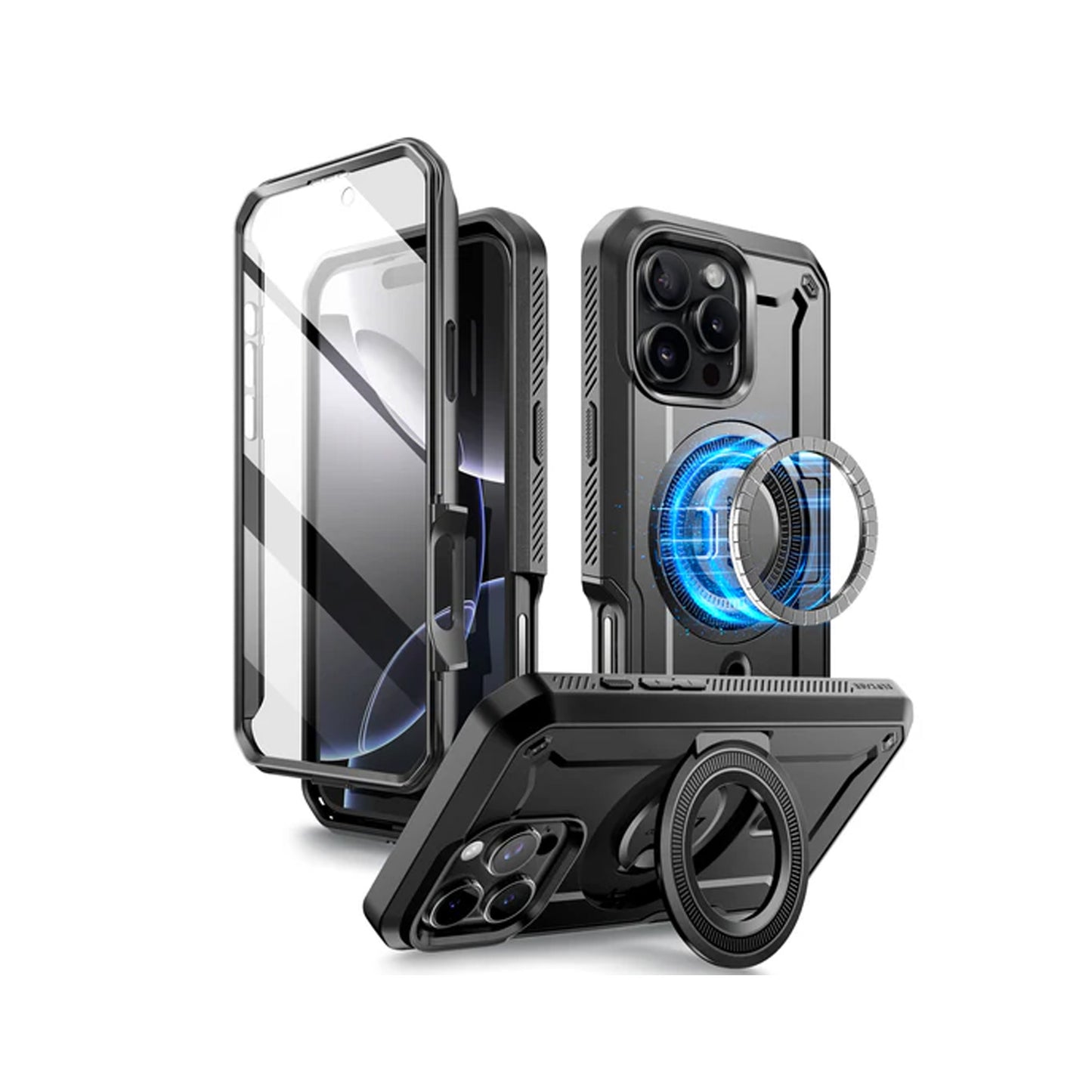 SUPCASE Unicorn Beetle PRO MAG for iPhone 16 Series - Built-in Screen Protector and Kickstand