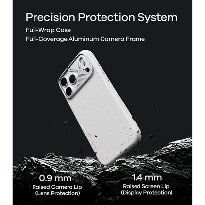 AULUMU A18 Particle Vegan Leather Case for iPhone 18 Pro Max / 18 Pro / 17 Pro Max / 17 Pro with Camera Control Button