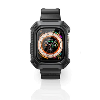 Supcase Unicorn Beetle Pro Rugged Protective Case and Wristband for Apple Watch Ultra / Ultra 2 ( 49mm ) with 2 Pack Glass - Black - Forexengineer -Malaysia- 843439120921