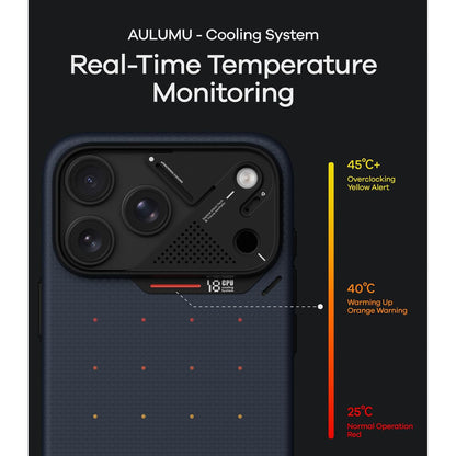 AULUMU A18 Aramid Fiber Particle Magnetic Case for iPhone 18 Pro Max / 18 Pro / 17 Pro Max / 17 Pro