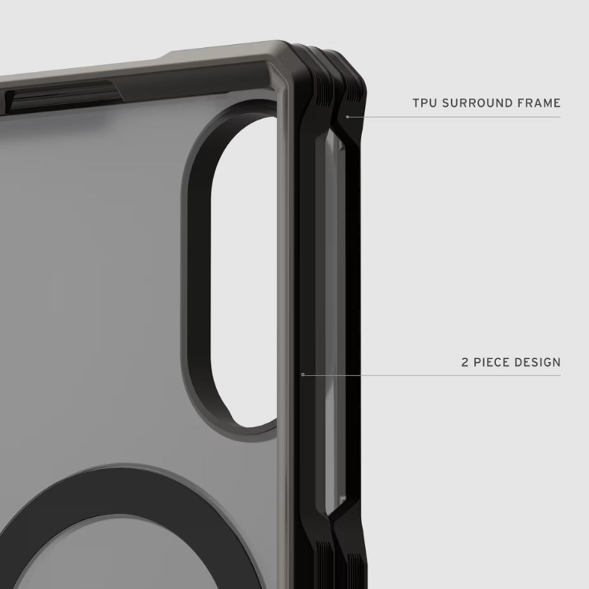 UAG Mouve XTE Magnetic Case for Samsung Galaxy Z Fold 8 with Build-in Kickstand